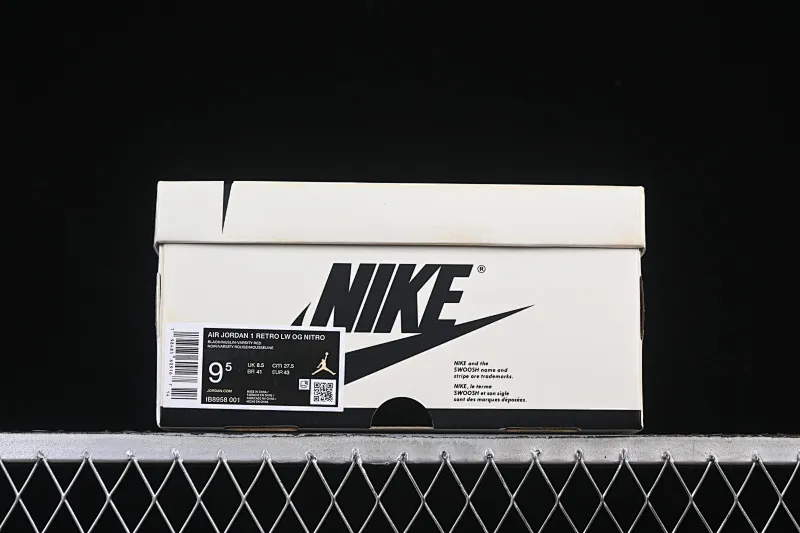 All categories Air Jordan Jordan series basketball shoes Air Jordan 1 Low foreign trade version Nigel Sylvester x Air Jordan 1 Low AJ1 Joe 1 joint low-top cultural casual sneakers IB8958-001